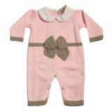 Tutina Intera In Misto Lana Con Fiocco Neonata BEBE' MARGO' B060T