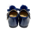 Scarpe Primi Passi Modello Ballerina In Vernice Con Fiocco Neonata PANYNO B3304