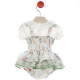 Completo Con Salopette E Camicia Neonata DEL SUR 1832