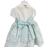 Abito Elegante In Cotone E Pizzo Neonata TETO E TATTA VE7425