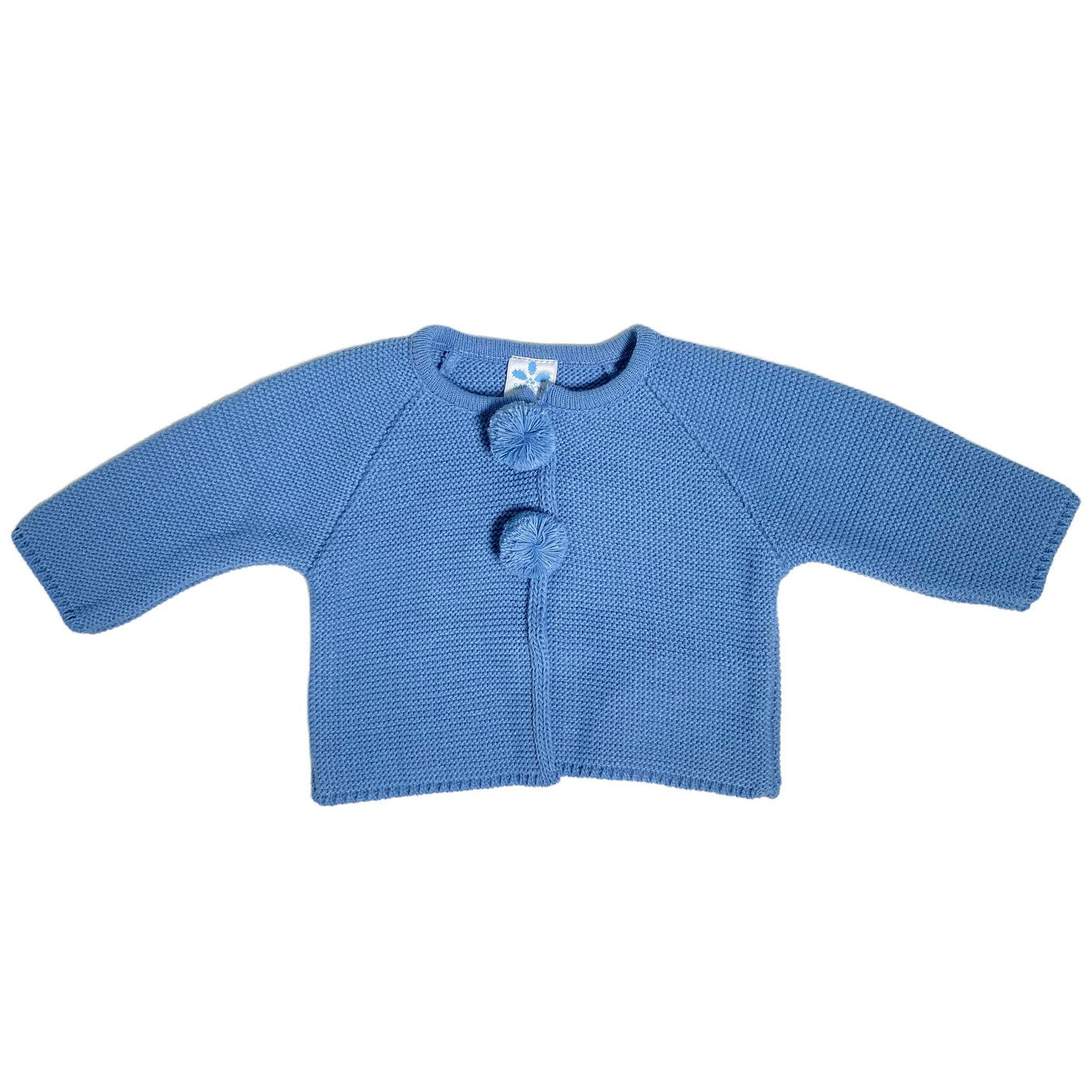 Cardigan In tessuto Ananllergico Acrilico Con Pom Pon Neonato/a SARDON MA250