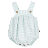 Pagliaccetto Smanicato A Righe In Cotone Neonato CALAMARO 32548