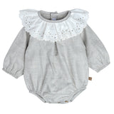 Pagliaccetto Caldo Cotone Grigio Neonata CALAMARO 32579