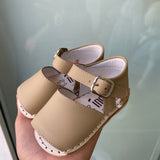 Minorchine-Modell Sandalen aus Leder für Neugeborene INDEX 1449