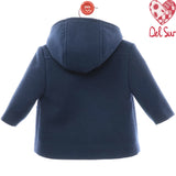 Cappotto Con Cappuccio In Panno Neonato DEL SUR 3994