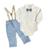 Completo Elegante In Velluto Neonato TETO E TATTA CD6790