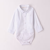 Camicia A Body In Cotone Stretch Neonato MINIBANDA B601
