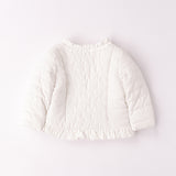 Giubbotto Trapuntato Bianco Neonata MINIBANDA B757