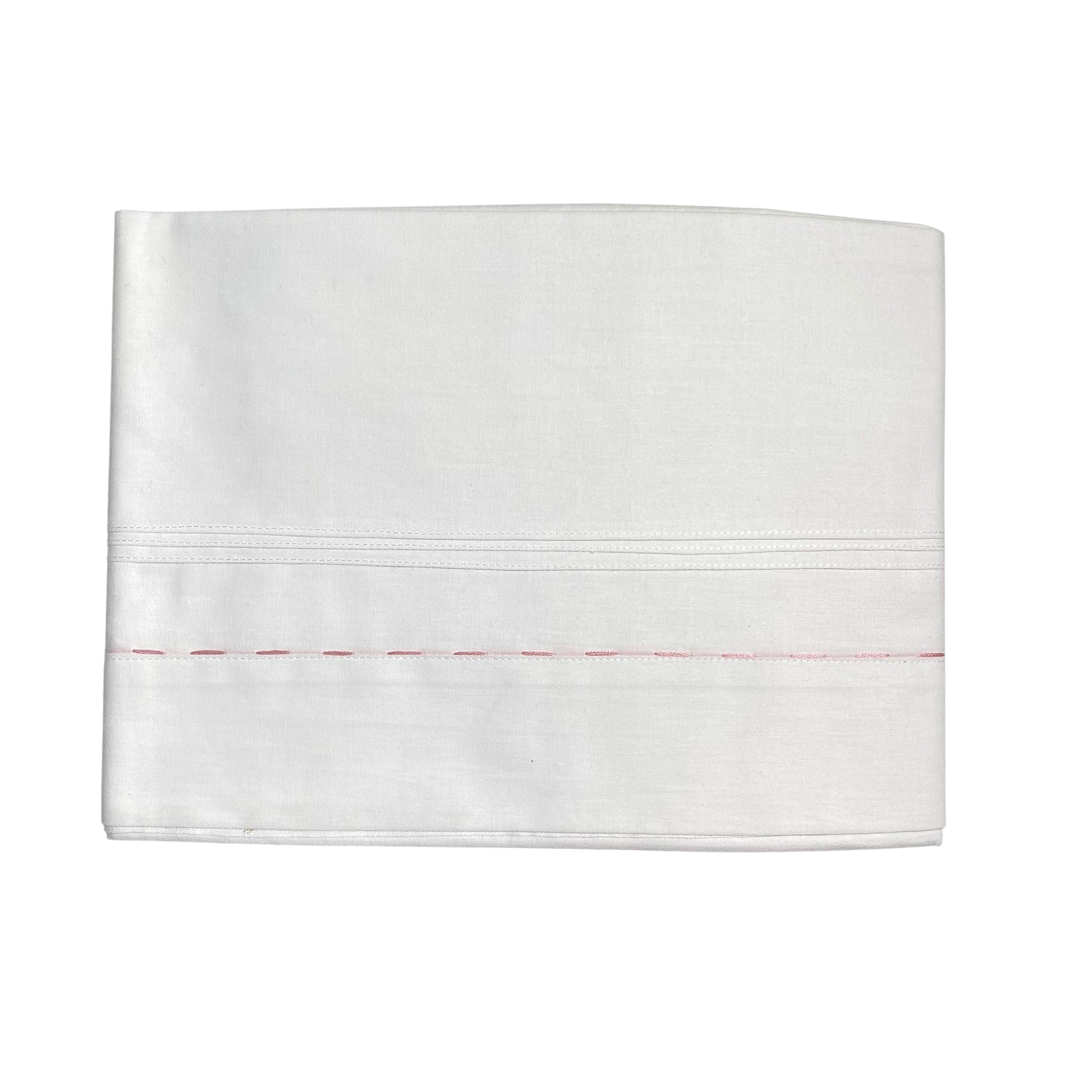 Cotton Sheet For Baby Carriage With Blue Embossing LA SARTORIA DEI PICCOLI LL150