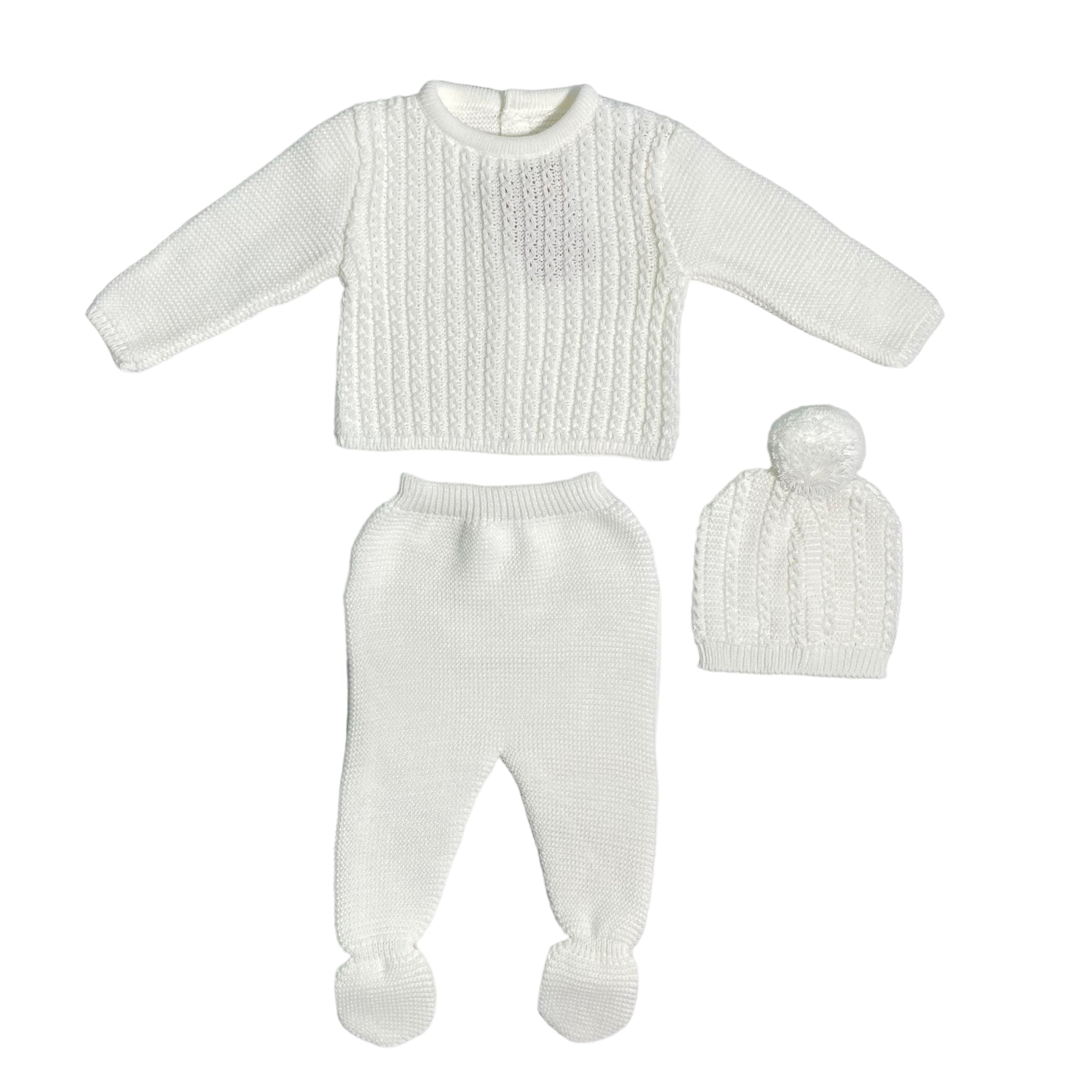 Zerbrochener Strampler mit Mütze aus hypoallergenem Acrylstoff für Neugeborene BABY FASHION 5201