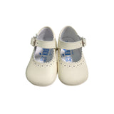 Ballerina Culla In Pelle Con Cinturino Neonata INDICE 1513C