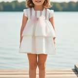 Abito Con Culotte E Balze Neonata DEL SUR 0374