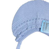 Cuffia Caldo Cotone Neonato Celeste GRANLEI 23199