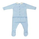 Tutina Spezzata In Filo Di Cotone Neonato DR KID DK161