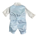 Completo Elegante Con Panciotto In Mikado Neonato LA SARTORIA DEI PICCOLI L041