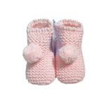 Warme Schuhsocken aus Baumwolle mit Bommeln für Neugeborene SARDON VE332