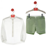 Completo Con Bermuda E Camicia In Lino Bambino DEL SUR 1240