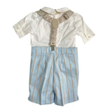 Completo Elegante Con Bermuda E Camicia Neonato ISABEL F201