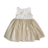 Abito Smanicato In Cotone E Tulle Bambina YOEDU 0507