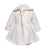 Cappotto Svasato In Panno Con Collo Tondo Neonata ISABEL F590