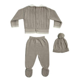 Tutina Spezzata Con Cappello In Tessuto Anallergico Neonato BABY FASHION 520.8T