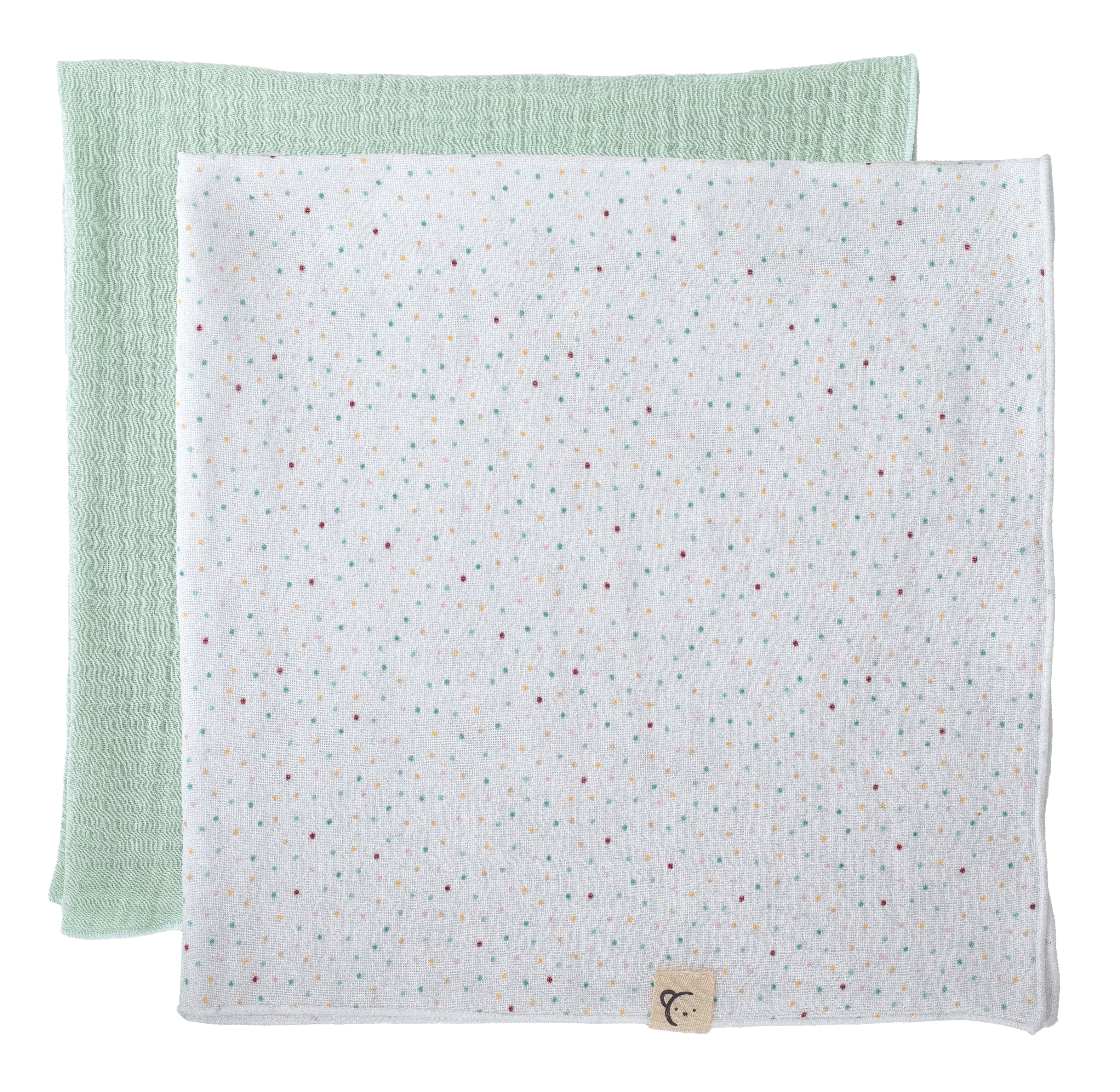 Set Di 2 Garze In Cotone Neonato/a CALAMARO 73080