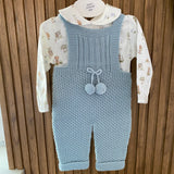 Completo Con Salopette Camicia e Cappello Neonato BABY FASHION 534.1