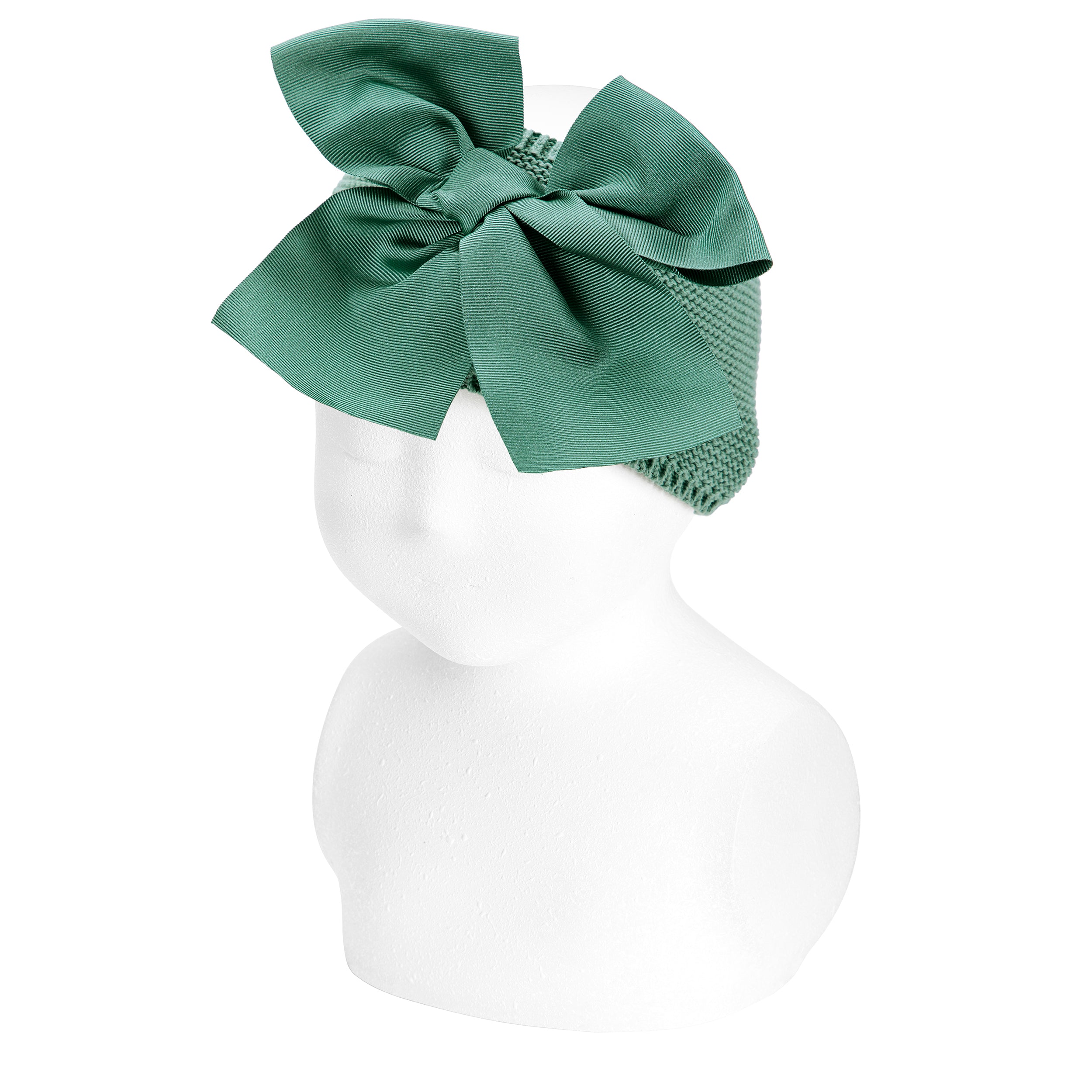 Fascia Per Capelli Con Fiocco Grande In Gross Grain Neonata CONDOR 50073