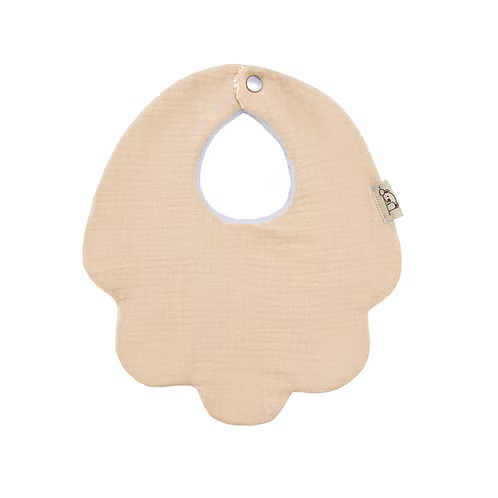 Bavetta In Spugna E Garza Di Cotone Neonato/a CUCUSETTETE FIORE