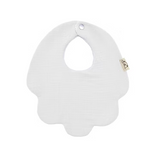 Bavetta In Spugna E Garza Di Cotone Neonato/a CUCUSETTETE FIORE