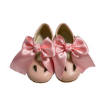 Scarpe Primi Passi Con Occhielli E Fiocco In Pelle Bambinaa RIZITOS B3307