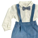 Completo Con Salopette E Camicia Neonato TETO E TATTA CB8290