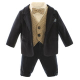 Milan Stitch-Anzug mit eleganter Zeremonienjacke für Neugeborene BUFI M0124A