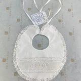 Bavetta Elegante In Cotone E Pizzo PICCOLA GIUGGIOLA PONZAB