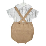Completo Con Pagliaccetto E Camicia In Cotone Neonato/a BABY FASHION 622.2