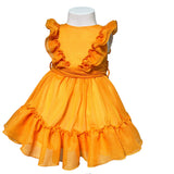 Abito Elegante Smanicato In Organza Neonata BUFI B0279A