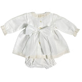 Abito con Culotte  Elegante Neonata Panna GRANLEI 23153