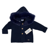 Wintermantel mit Kapuze und Kunstfell für Babys RAHIGO 232127