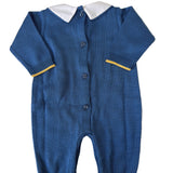 Tutina Intera In Filo Di Cotone Neonato BEBE' MARGO' B098T