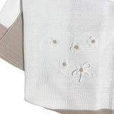 Schaldecke aus Baumwollfaden mit Herz für Babymädchen I DELFI 2395H