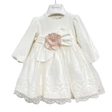 Abito Elegante Battesimale Manica Lunga Neonata TETO E TATTA VE8132