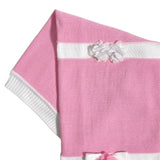 Baumwollfaden-Schaldecke mit Blütenblättern für Babymädchen I DELFI 2345G