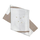 Schaldecke aus Baumwollfaden mit Herz für Babymädchen I DELFI 2395H