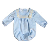 Pagliaccetto Manica Lunga In Velluto Neonato/a DEL SUR 1938