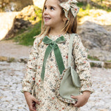 Fermaglio A Becco Di Cicogna Con Fiocco Bambina CALAMARO 77123