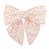 Pinzetta Con Fiocco In Cotone Stampato Bambina CALAMARO 77140