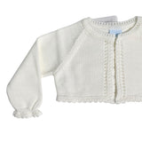 Warmer Baumwoll-Shrug für Baby-Mädchen, Creme GRANLEI 23249