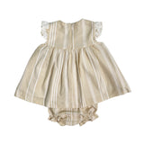 Abito Con Culotte In Cotone Neonata YOEDU 0330