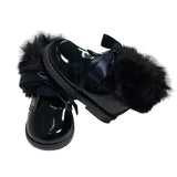 Stivaletti In Vernice Con Pelliccia Bambina RIZITOS B3124