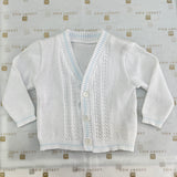 Elegante Strickjacke mit V-Ausschnitt für Neugeborene BUFI B1366AG